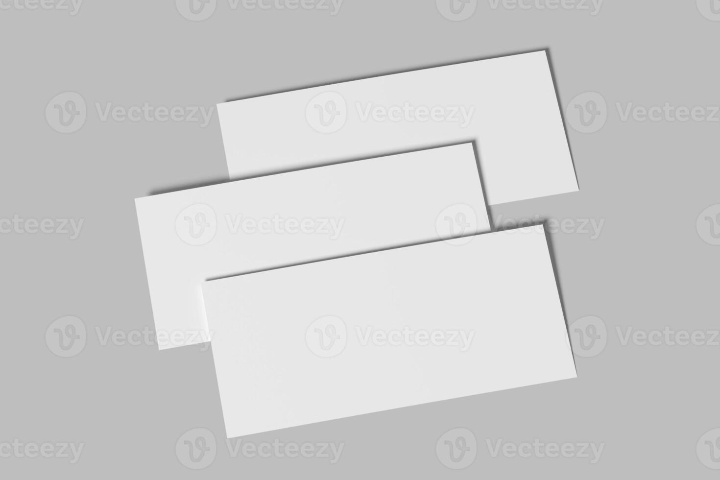 Gift Realistic Voucher Blank Mockup photo