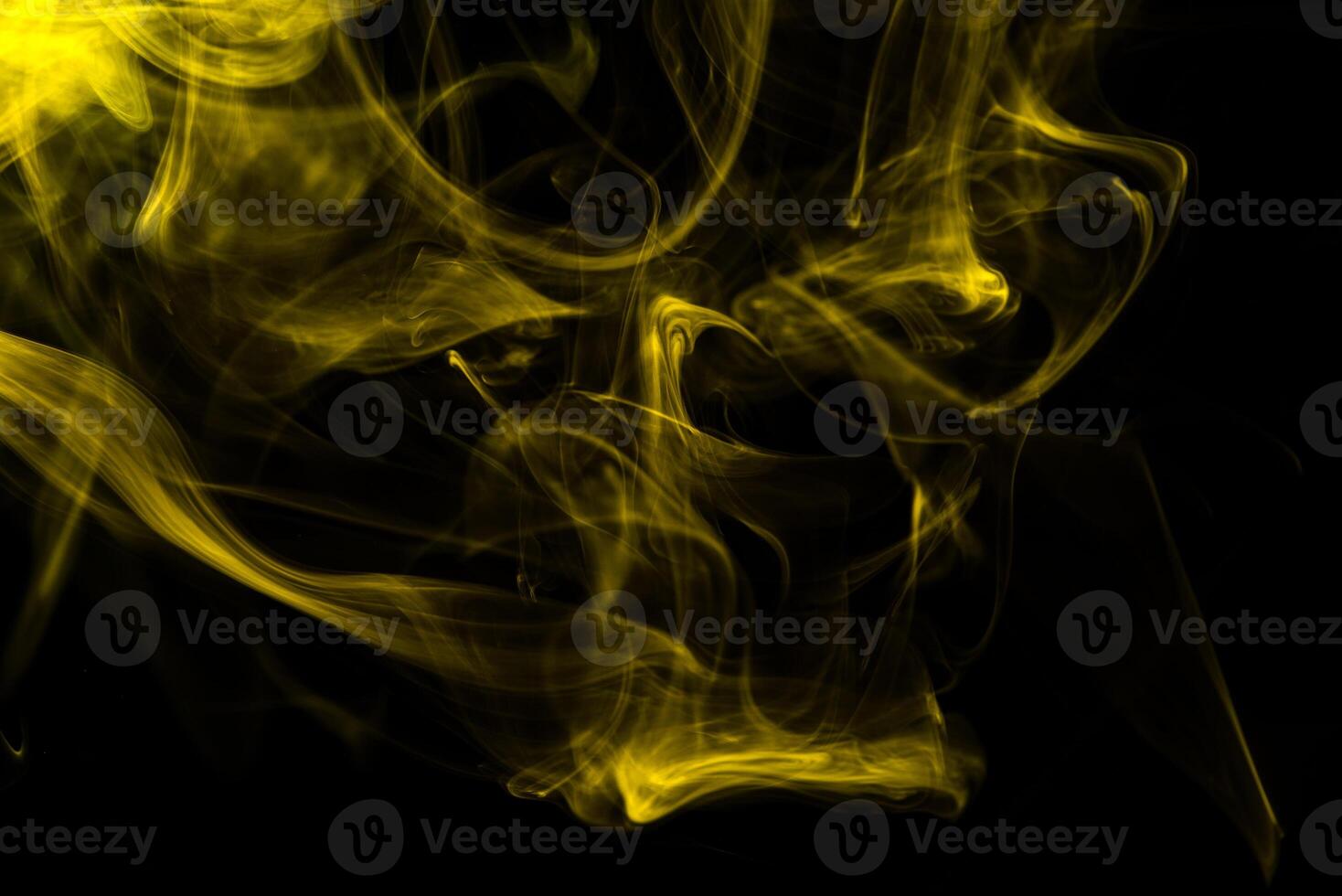 Yellow smoke texture photo