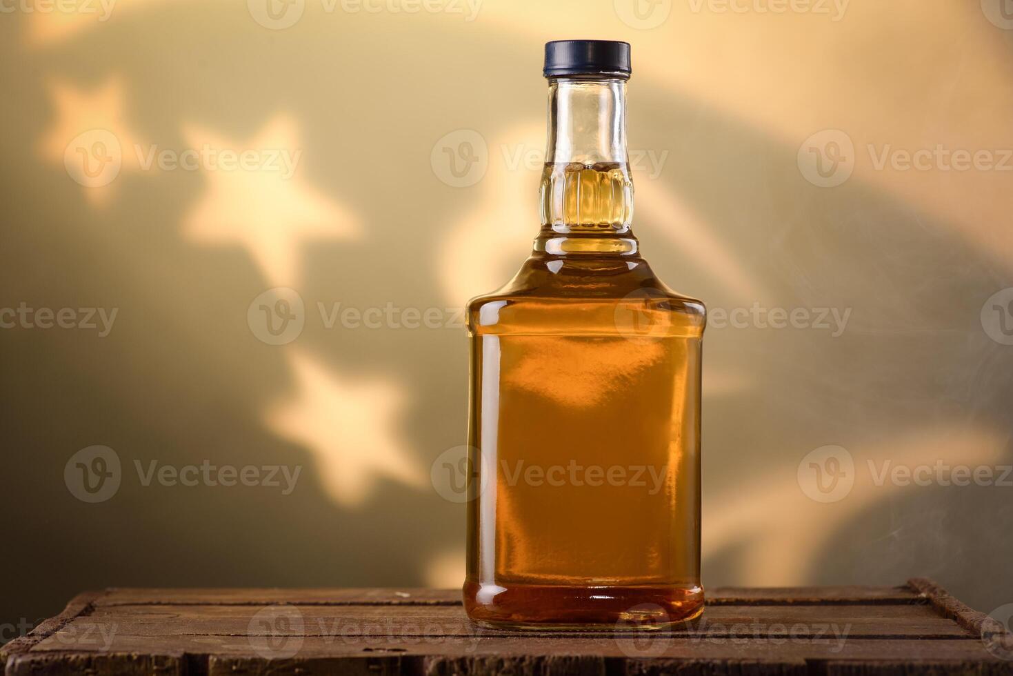 Bottle of cognac photo