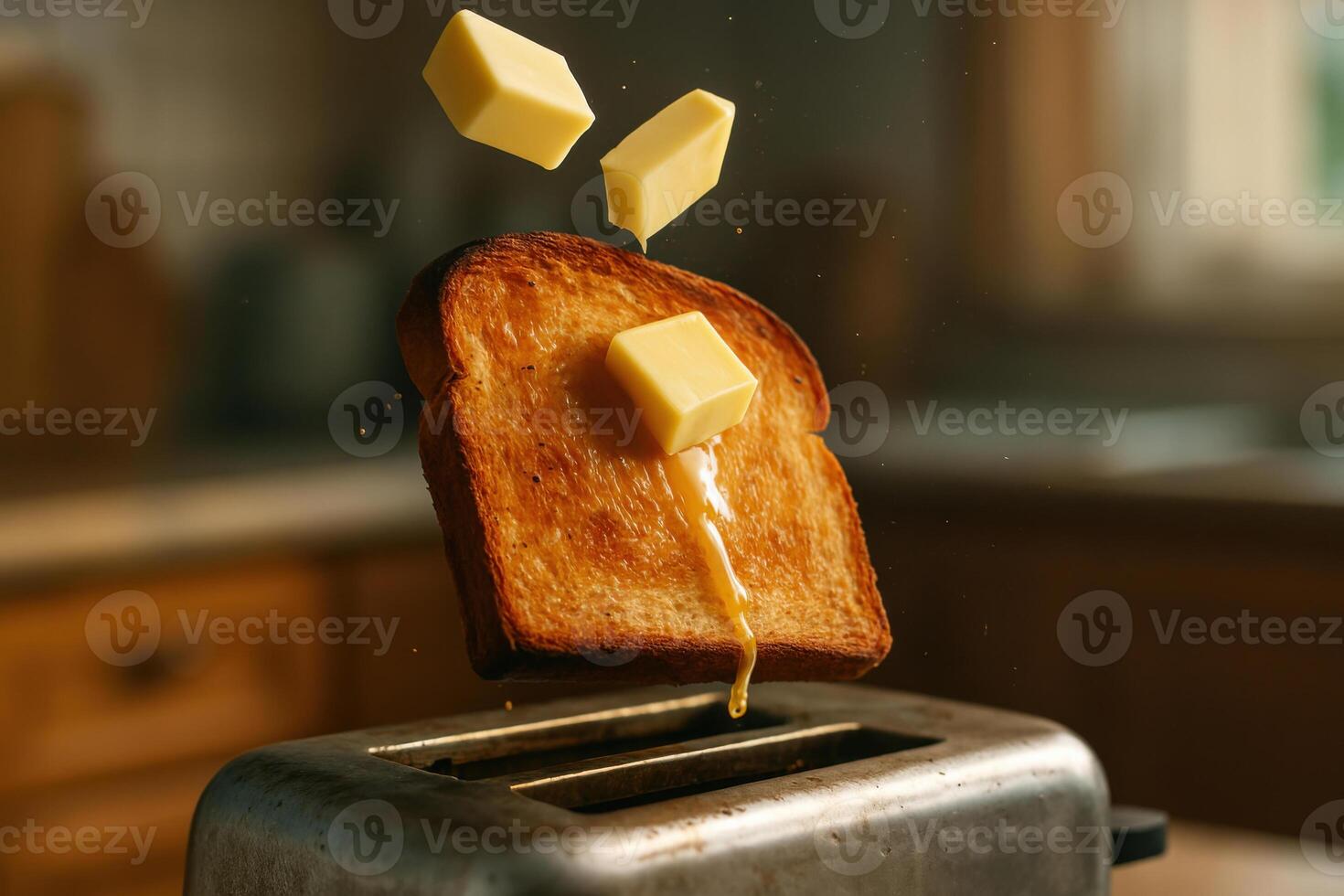 A toaster with butter on it photo