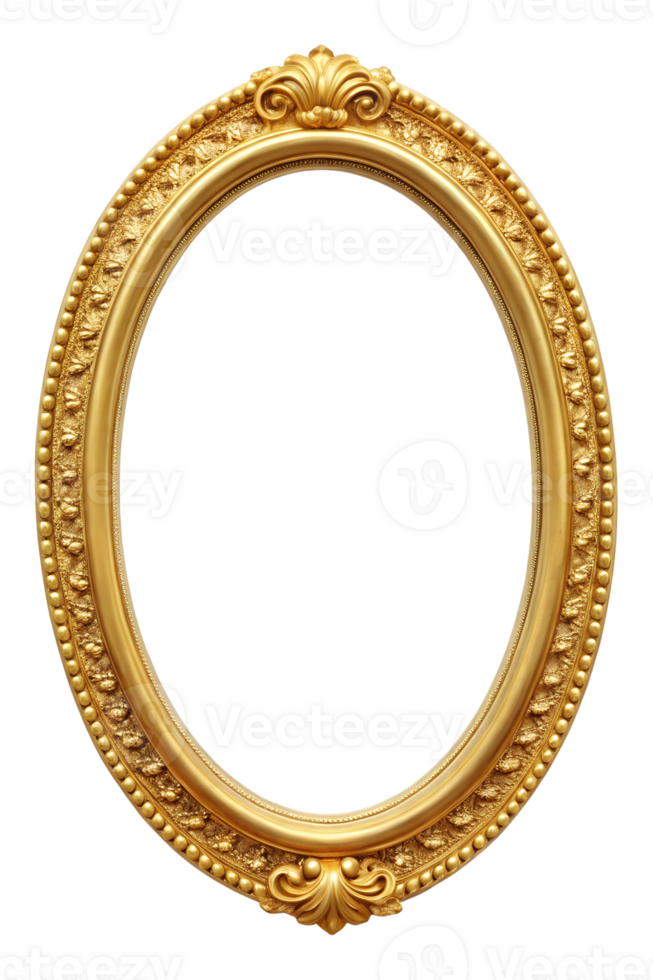 gold picture frame png