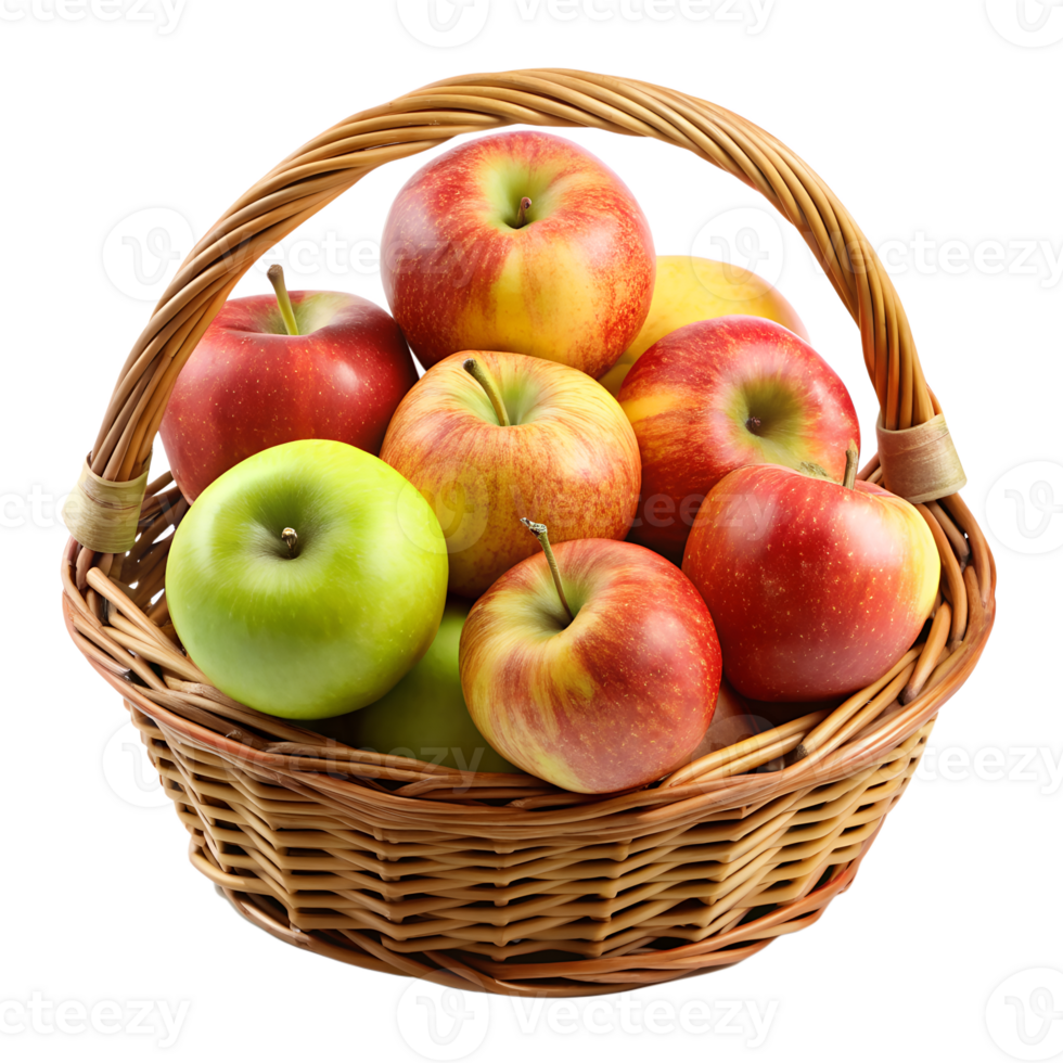apples in basket png