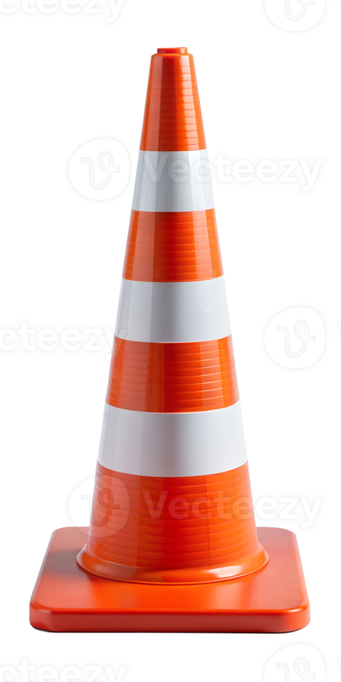 single traffic cone png