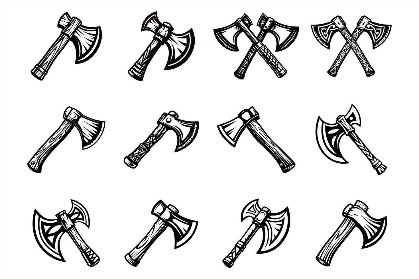 Axe Master Forge vector