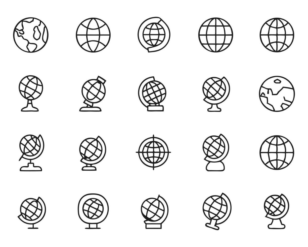 Earth Elements Set vector