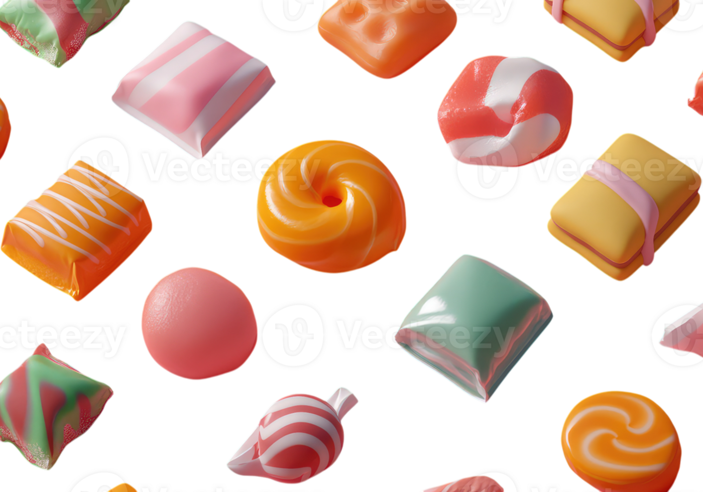 Pattern of candies png