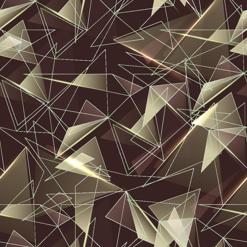 seamless pattern abstract low poly shiny background vector