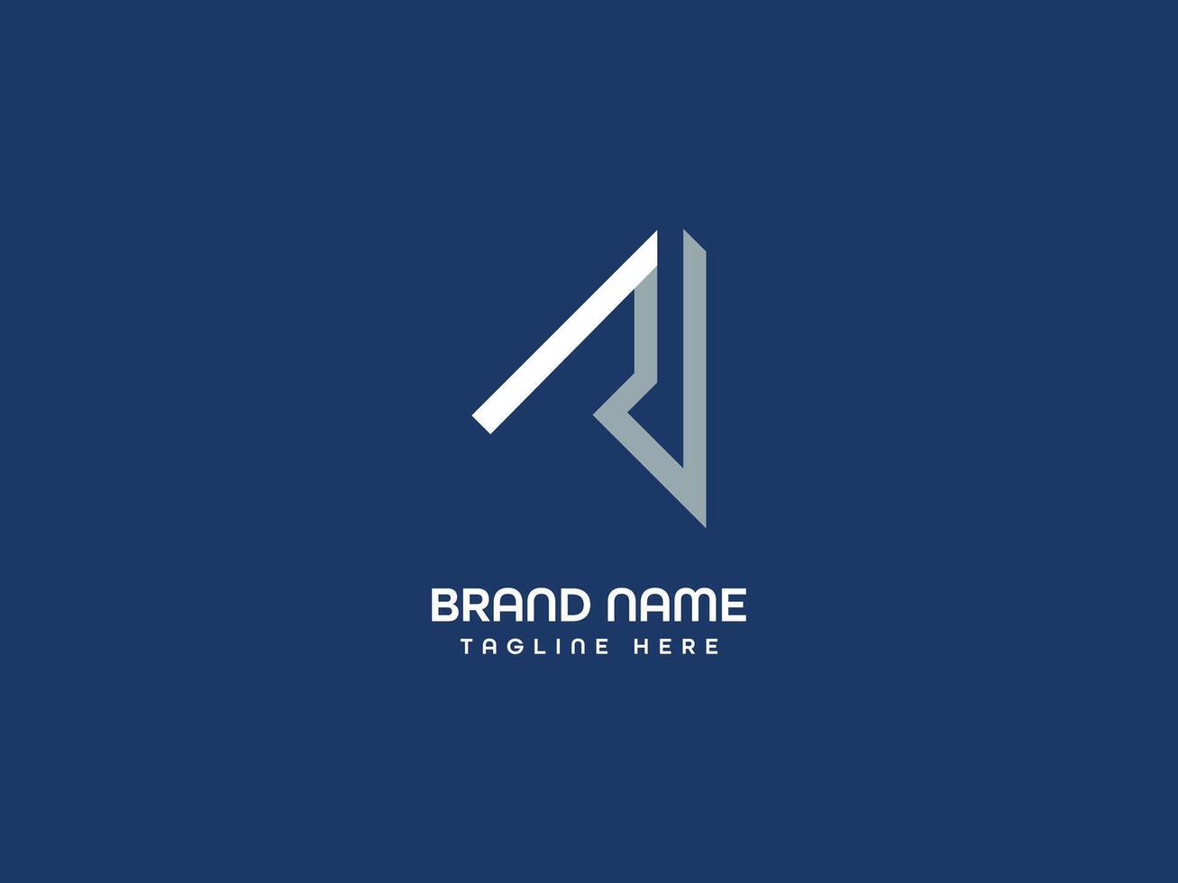 The letter a logo design vector