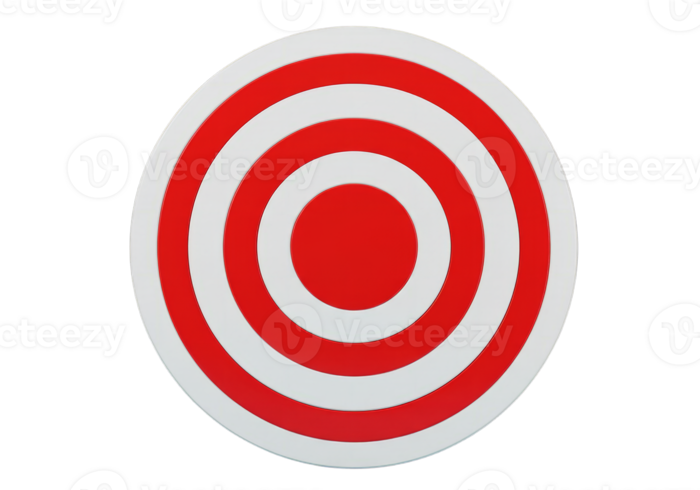 Aiming Target with Concentric Circles on Transparent Background png