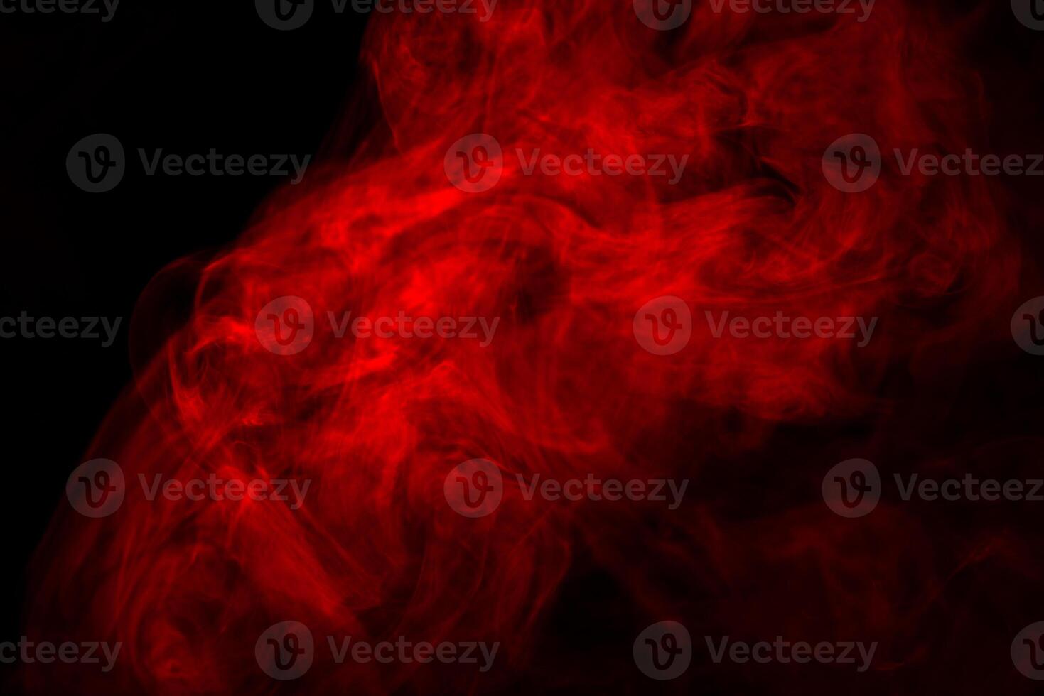 Red and black background with smoke photo