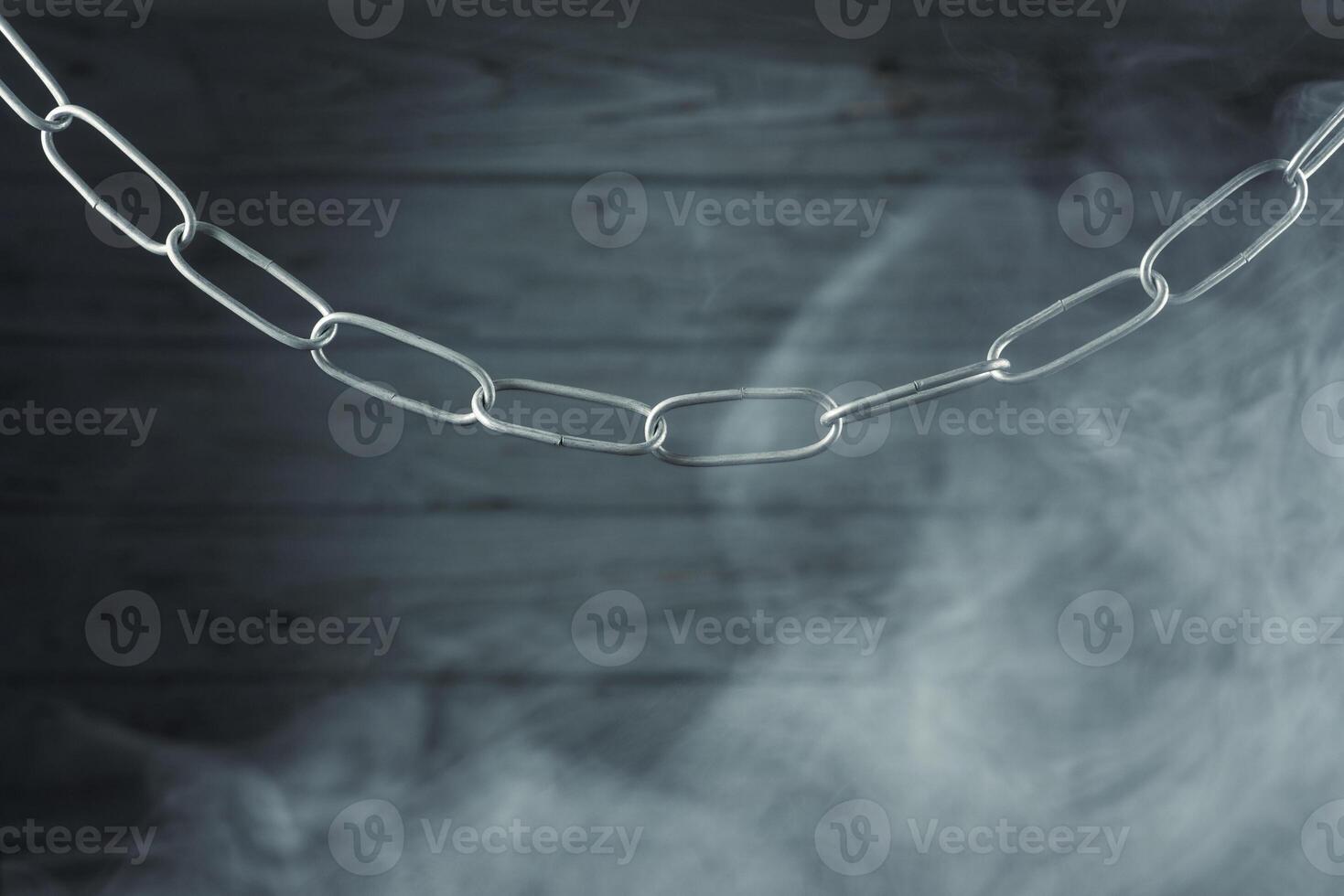 Old iron chain photo