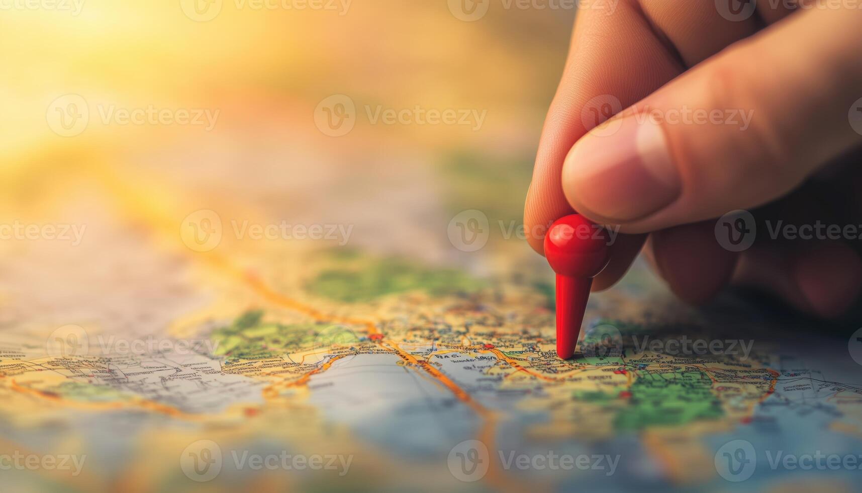 Worldwide Tour Planning With Mark Map Pin. Adventure Travel And Leisure Holiday Summer Getaway Renderings. Ideal For Tourism Plane Trips photo