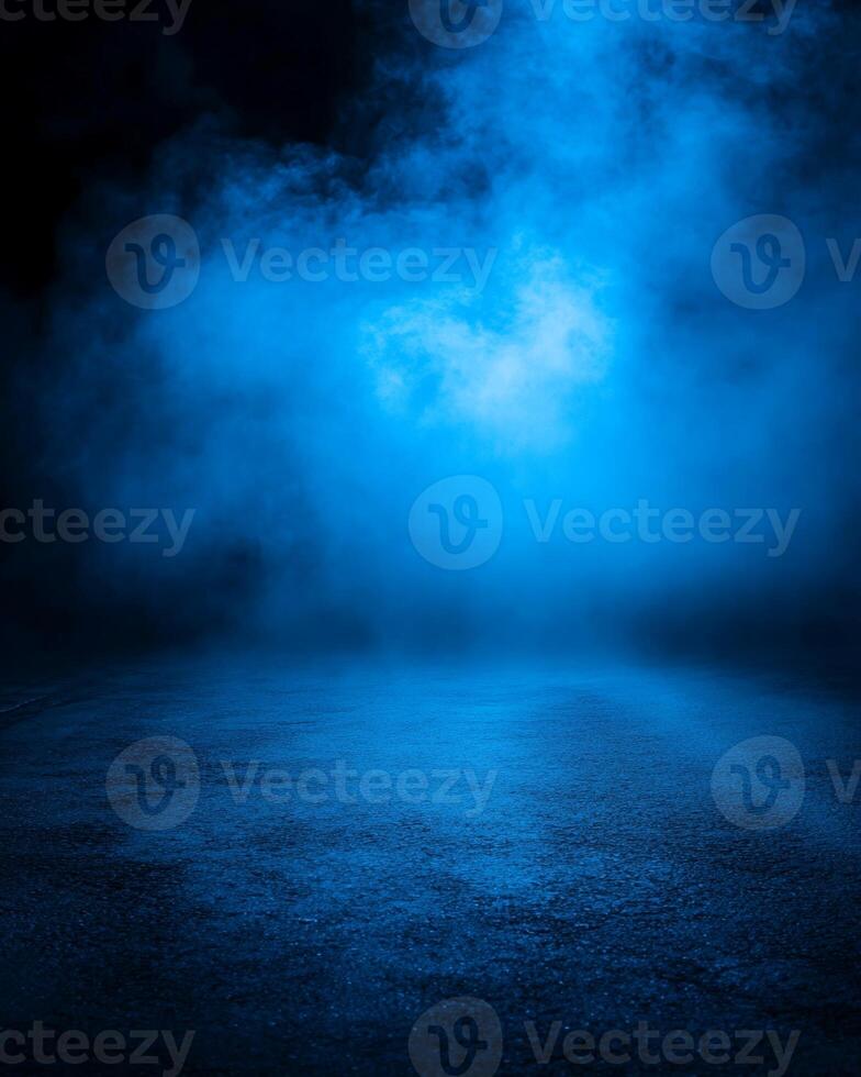 Blue Hazy Background with Textured Ground Plane photo