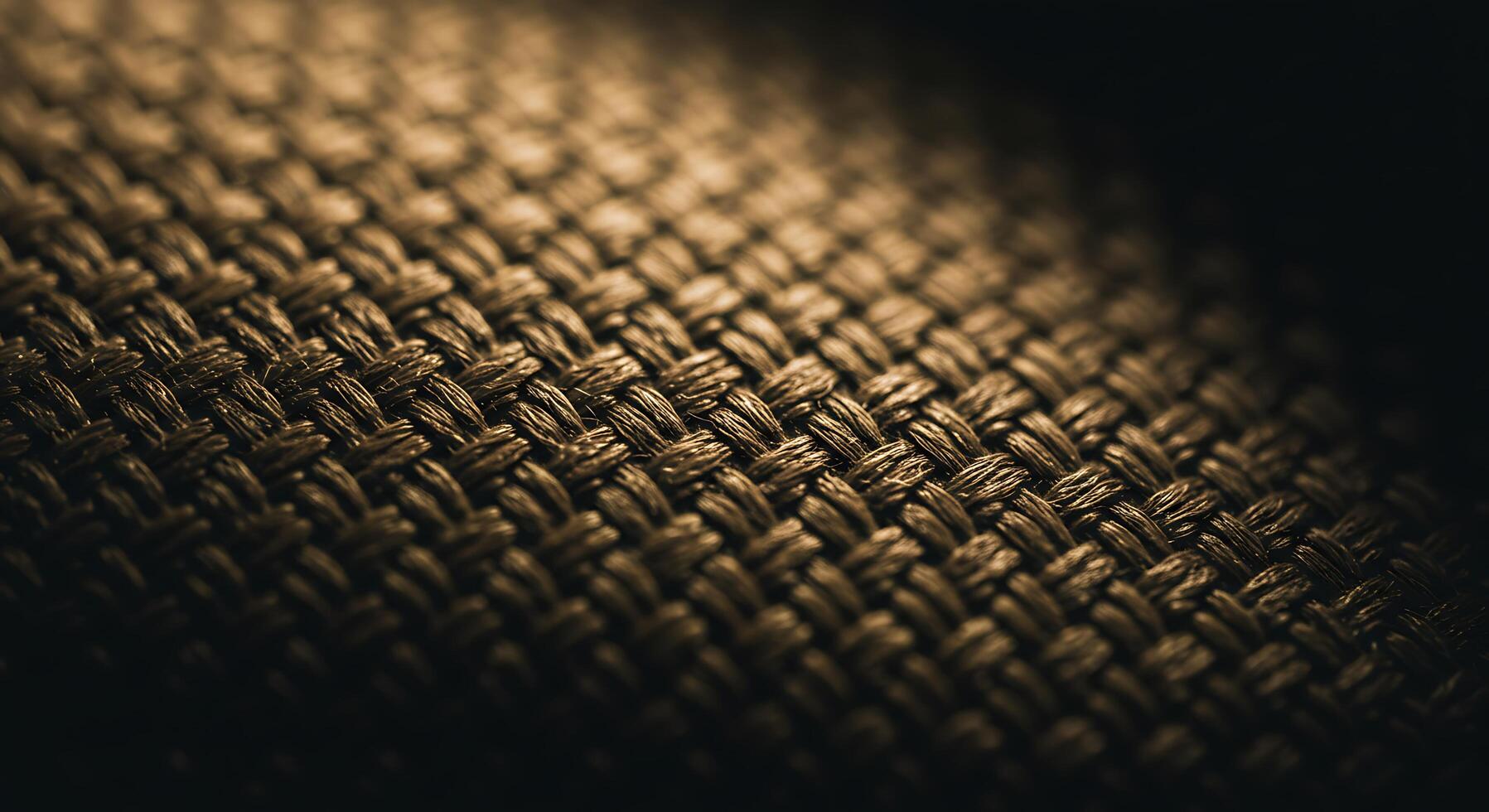 Interwoven Strands, A Macro View of Textured Fabric - Generated using AI photo