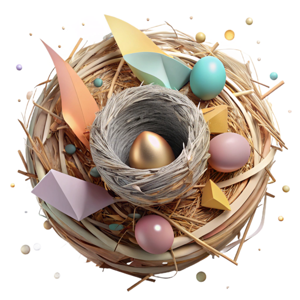 stunning classic Empty Bird Nest Deforestation Symbol Cutout original png