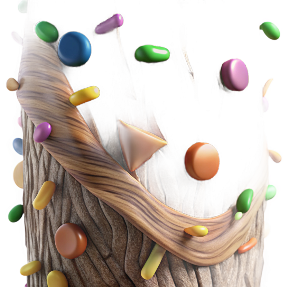 stunning creative Close Up of Tree Bark Texture Transparent Background authentic png
