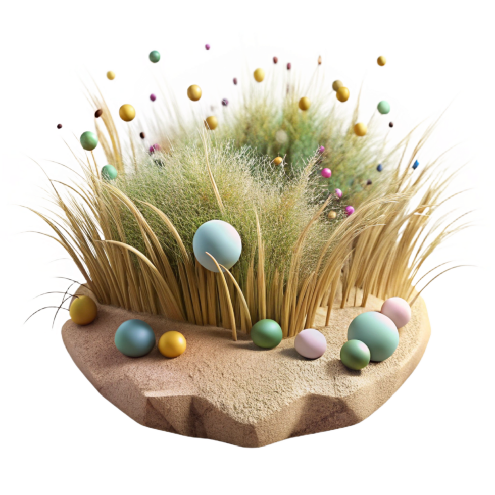 wonderful contemporary Close Up of Native Grass in Rewilded Area Cutout original png