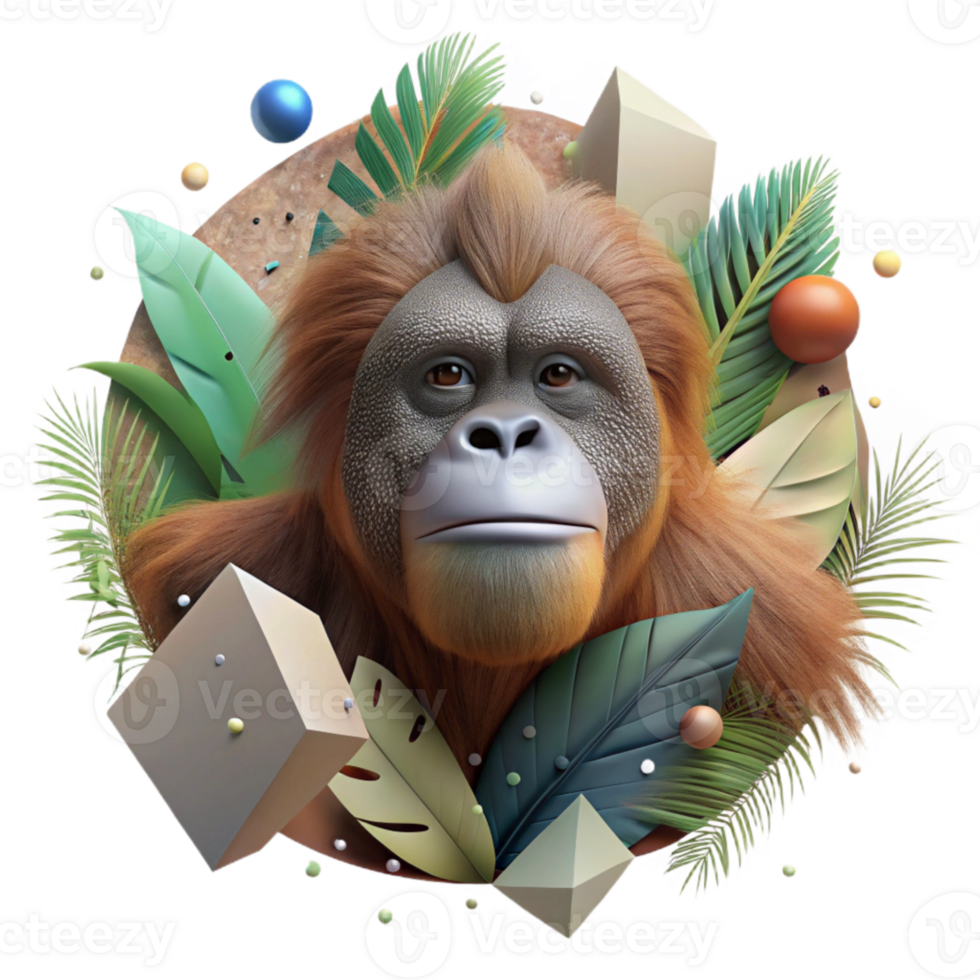 extraordinary creative Deforestation Threat to Sumatran Orangutan Transparent high resolution png