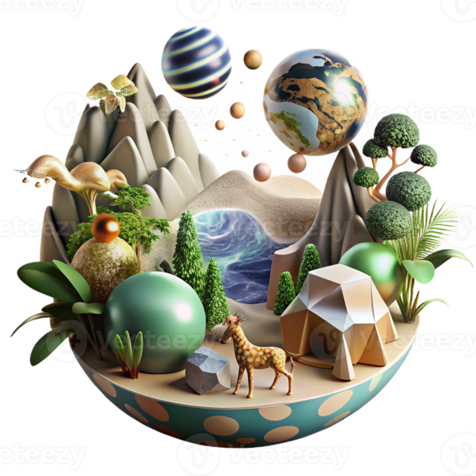 elegant creative Deforestation Causes Wildlife Extinction Transparent professional png