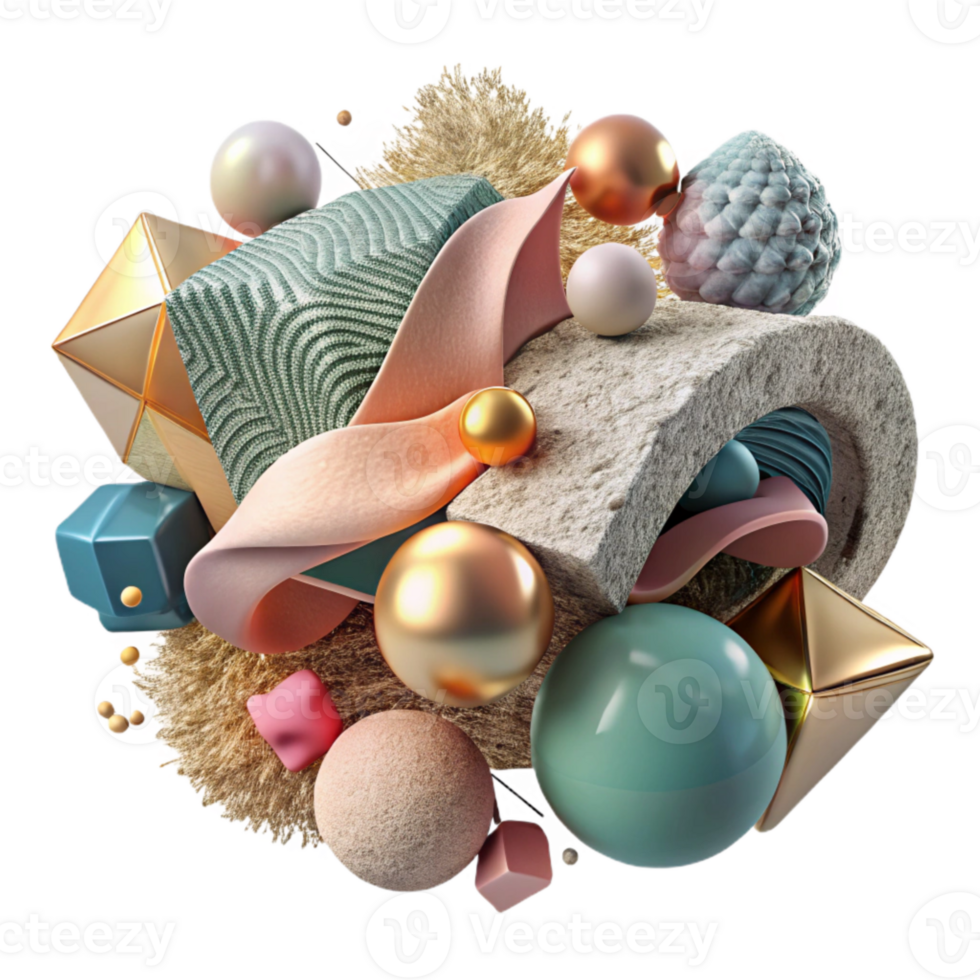 impressive rustic Fragmented Ecosystems Isolated Detailed Texture png