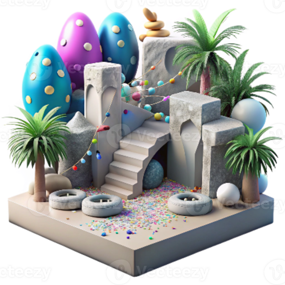 serene traditional Concrete Jungle Animal Tracks Cutout professional png