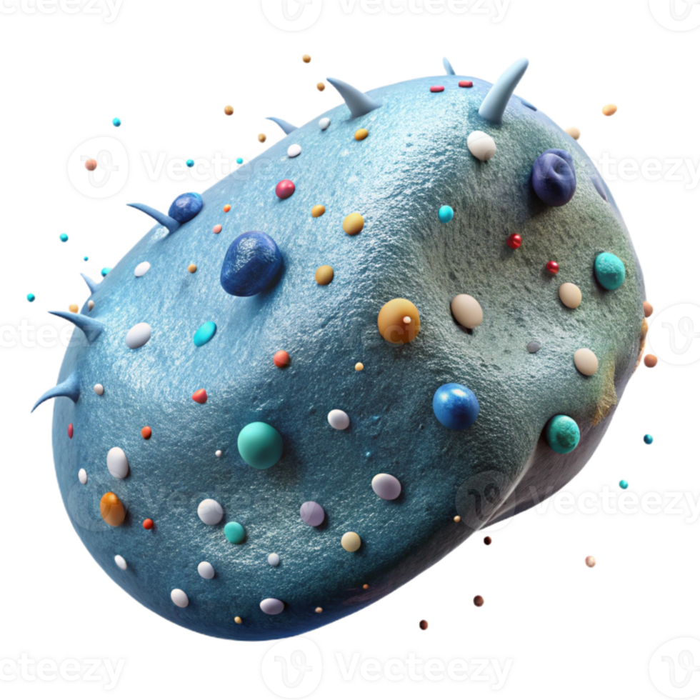 stunning abstract Dying Plankton Due to Ocean Acidification Isolated genuine png