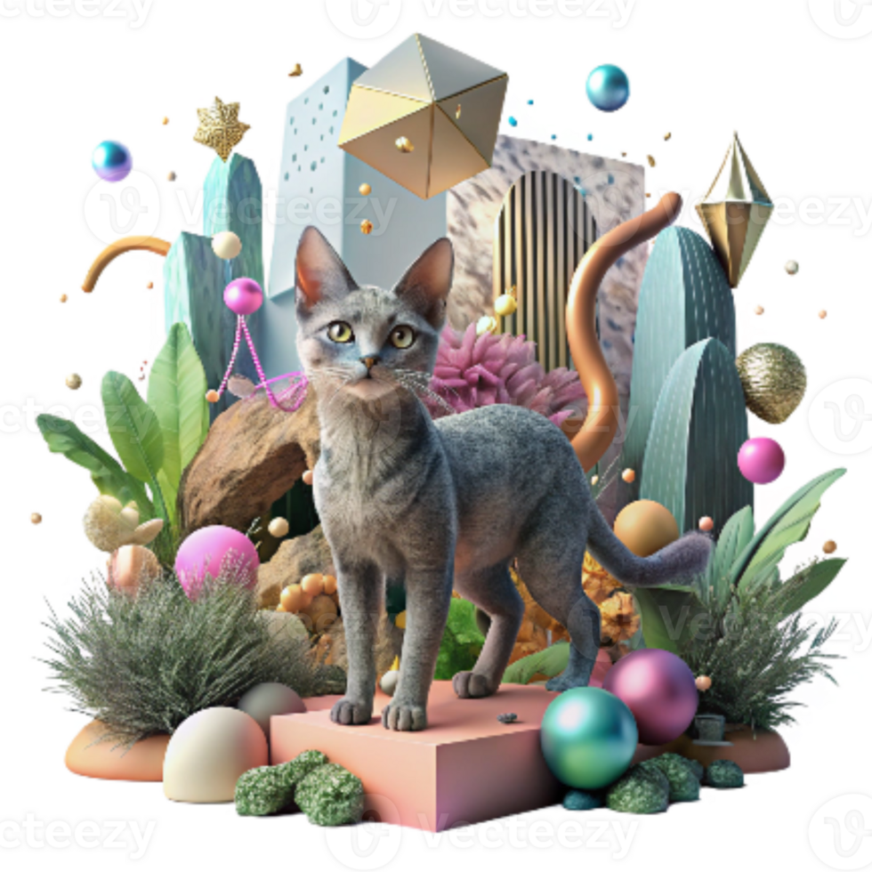 magnificent contemporary Feral Cat Urban Garden Transparent Daytime png