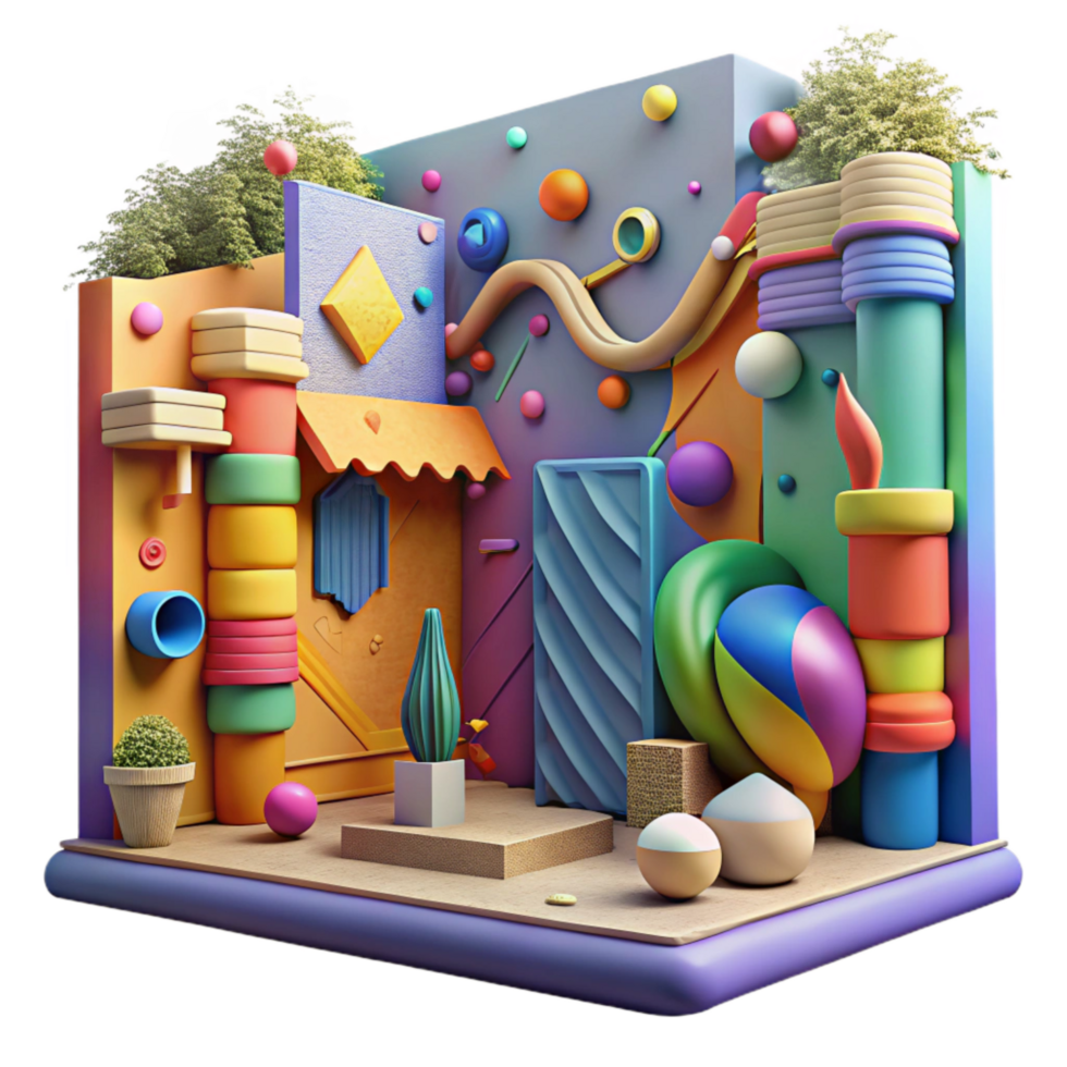 stunning classic Community Mural Vibrant Colors Street Art Cutout original png
