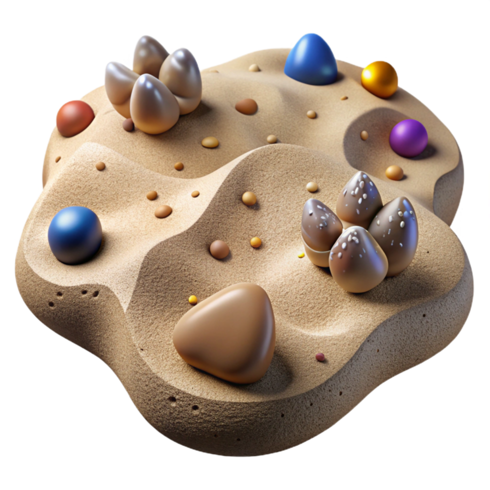 extraordinary modern Animal Tracks in Sand Detailed Texture Isolated png