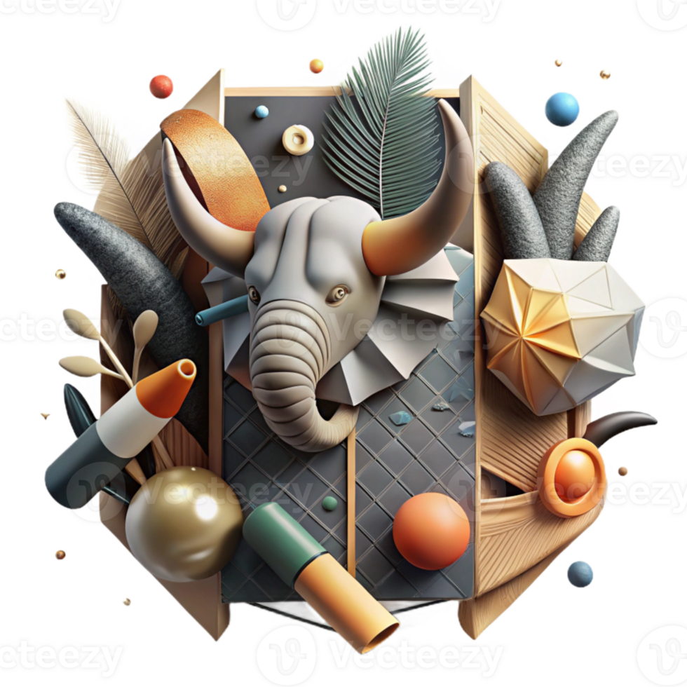impressive rustic Anti Poaching Poster Dramatic Design Isolated detailed png