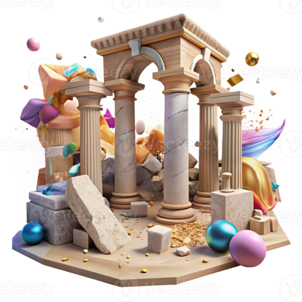extraordinary artistic Exploring Ancient Ruins in Vr Transparent original png
