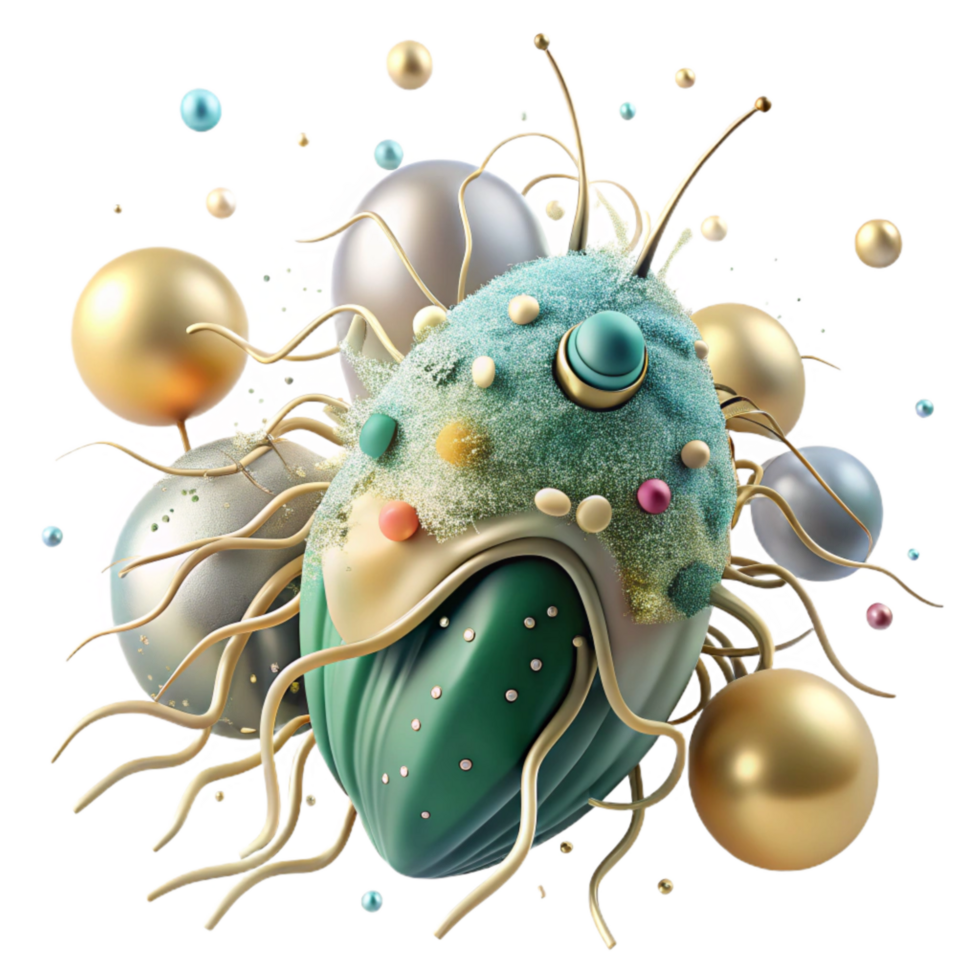 stunning modern Detailed Illustration of Affected Seaweed Transparent Background detailed png