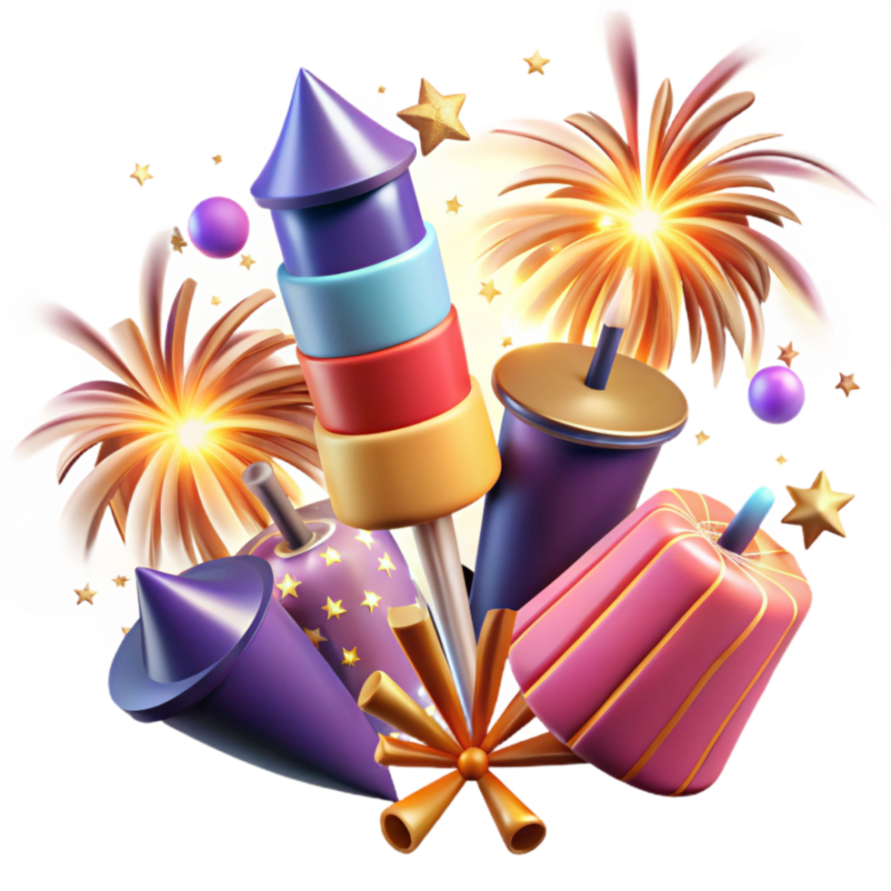extraordinary traditional Diwali Fireworks Bright Sparks Transparent Background exclusive png