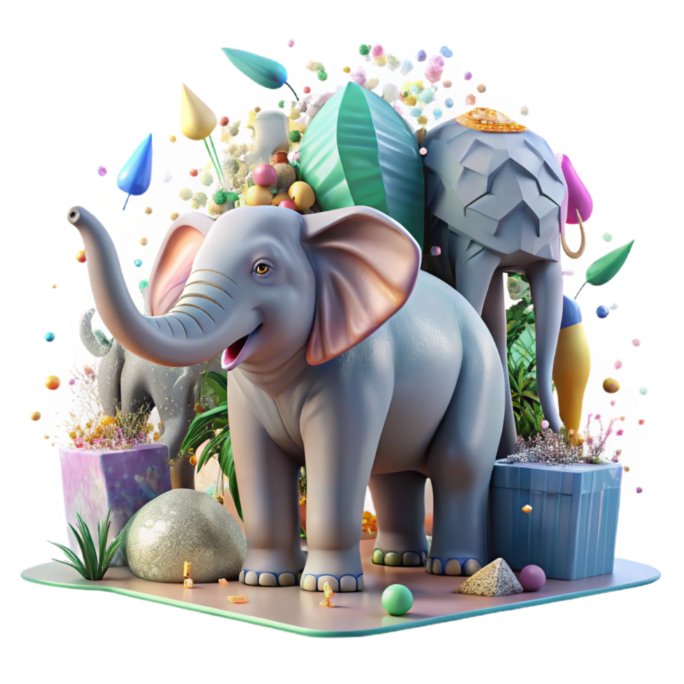magnificent abstract Deforestation Threat to Indian Elephant Transparent high resolution png