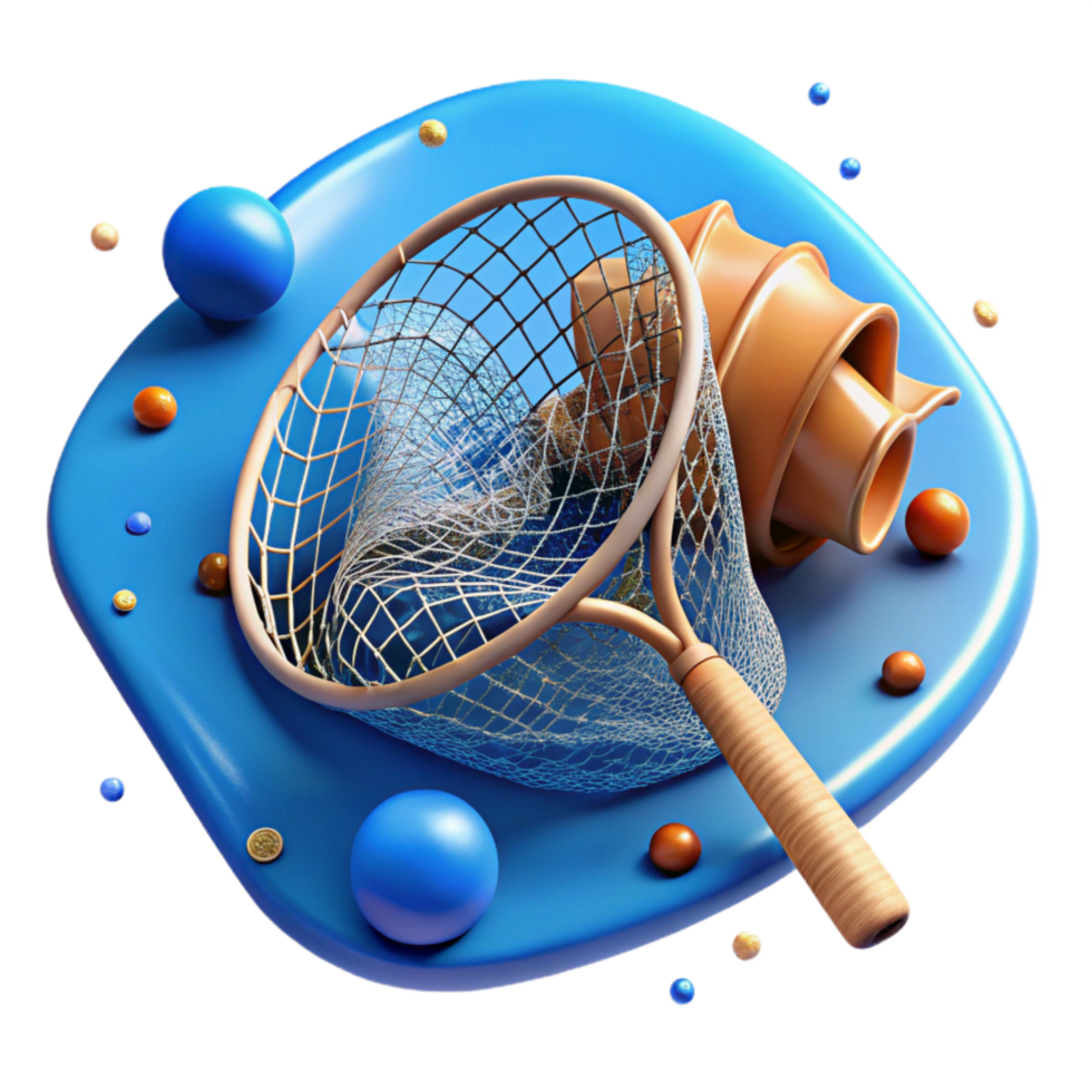 magnificent classic Empty Fishing Net Cutout Transparent Background Hanging View png