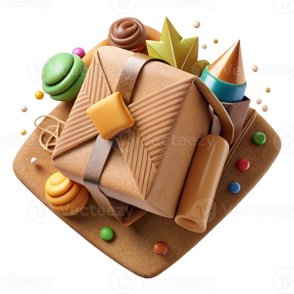 elegant creative Eco Friendly Packaging Isolated Biodegradable Materials high resolution png