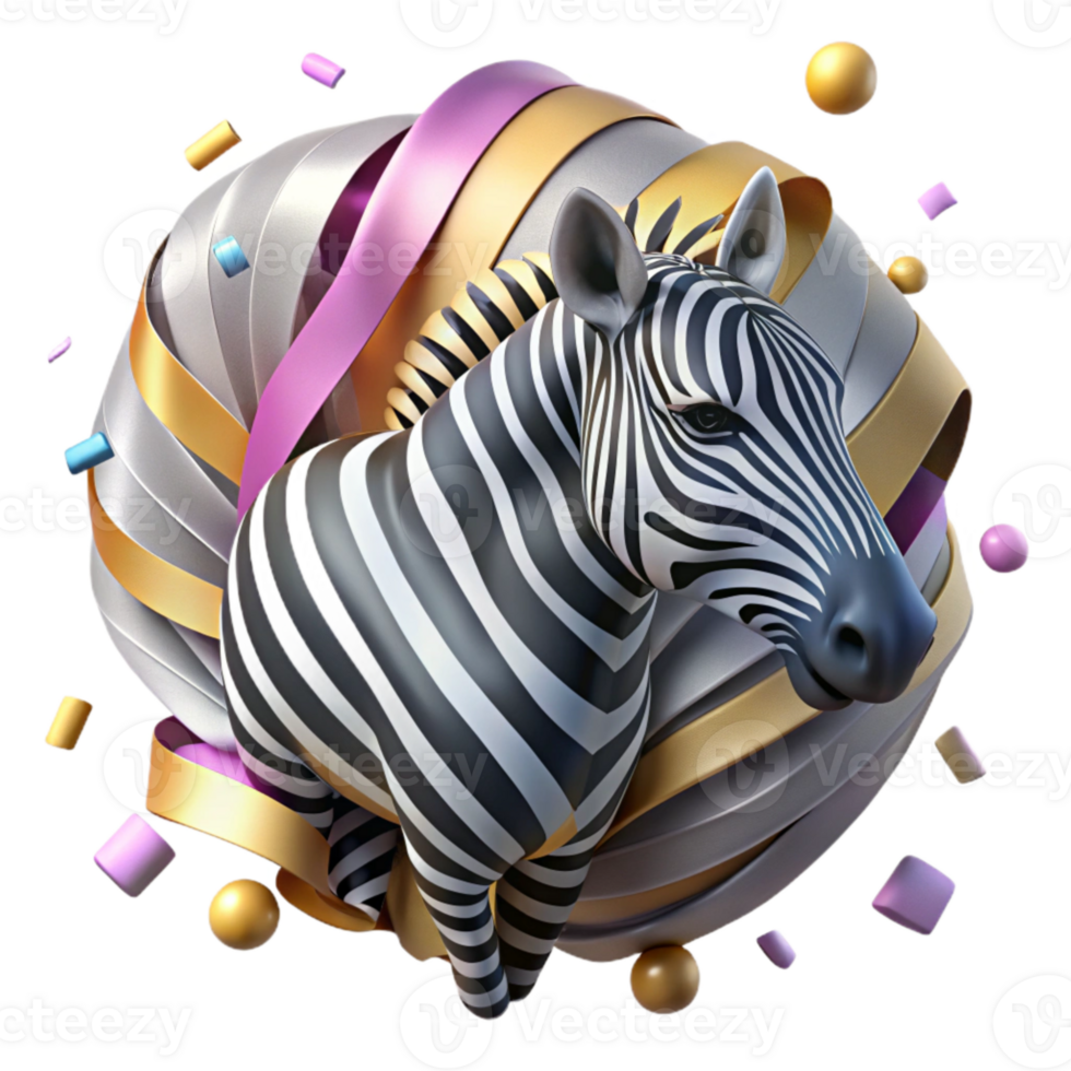 wonderful classic Close Up of Zebra Stripes Cutout original png