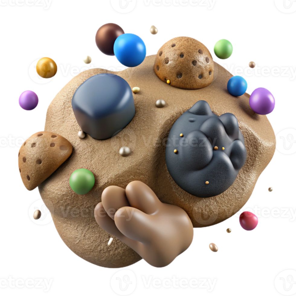 stunning rustic Animal Tracks in Mud Isolated with Realistic Texture high quality png