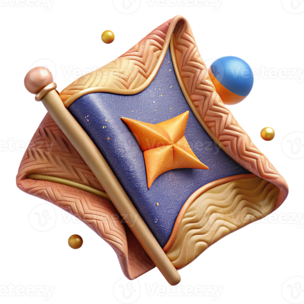 wonderful vintage Embroidered Flag Detail Isolated with Intricate Stitching original png