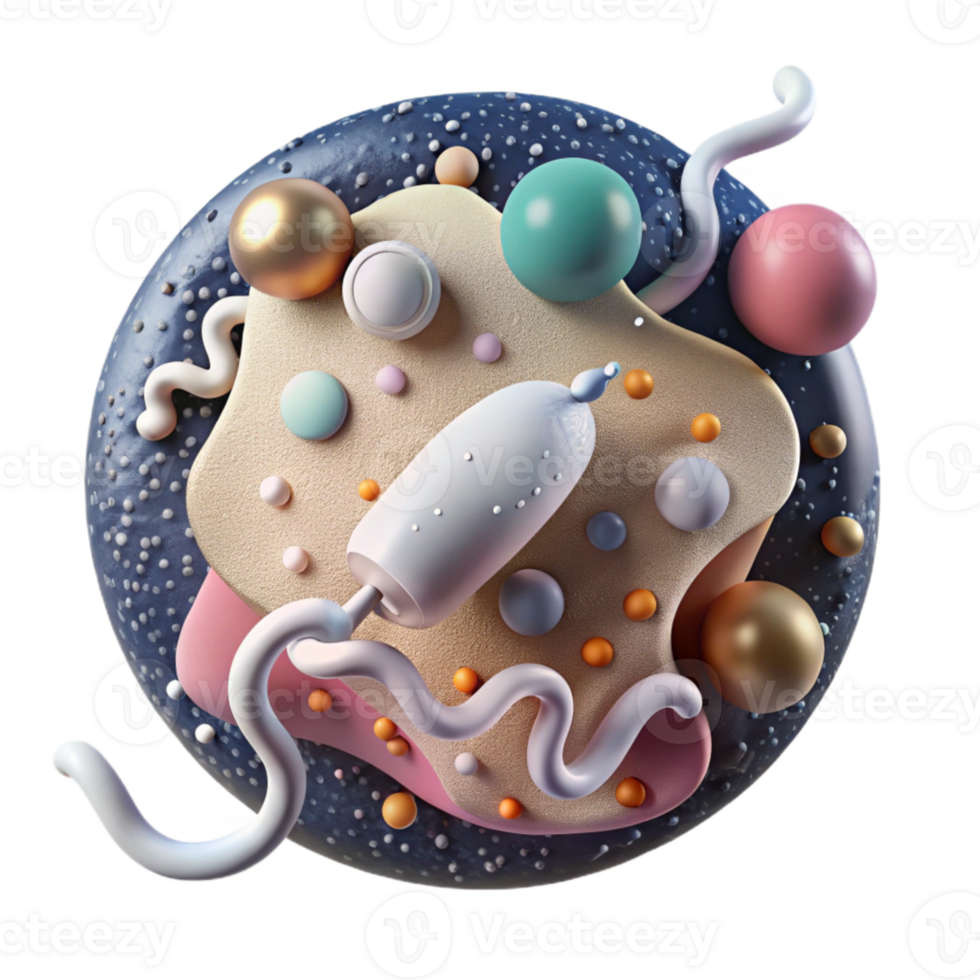 dramatic modern Frozen Animal Sperm Vial Isolated authentic png