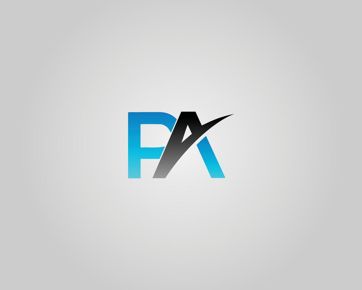 Letter PA creative monogram logo concept template. vector