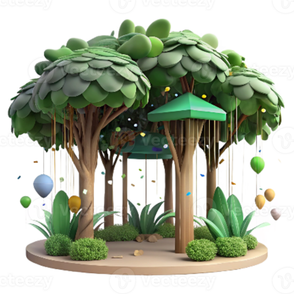 stunning artistic Forest Canopy Dense Foliage Transparent Background Cutout genuine png