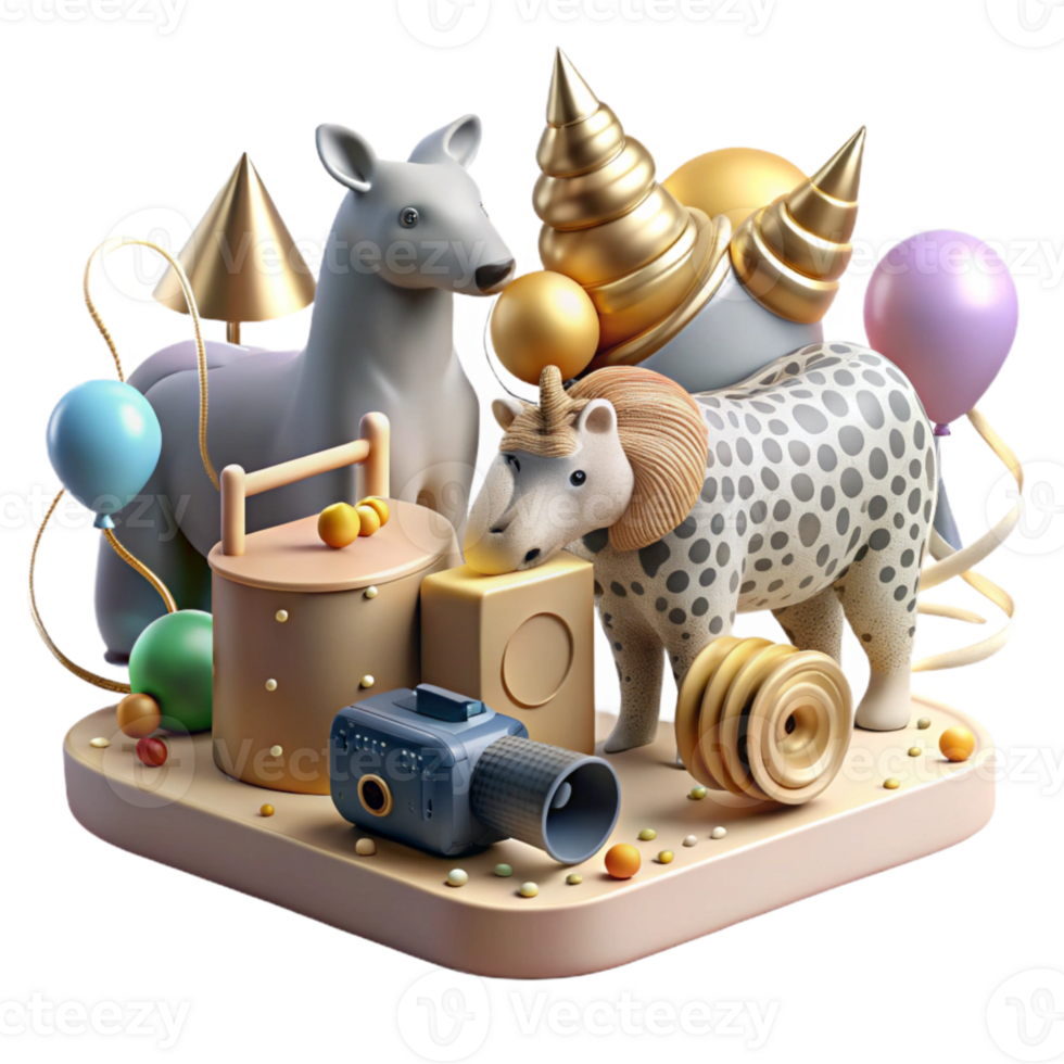 serene classic Ai Equipment for Endangered Animals Transparent Background detailed png