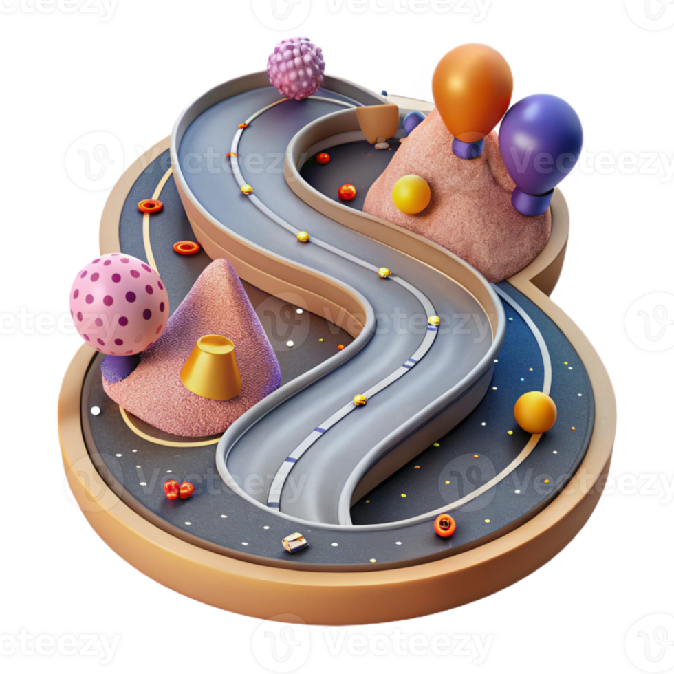 serene classic Detailed Road Map Highway Network Cutout professional png
