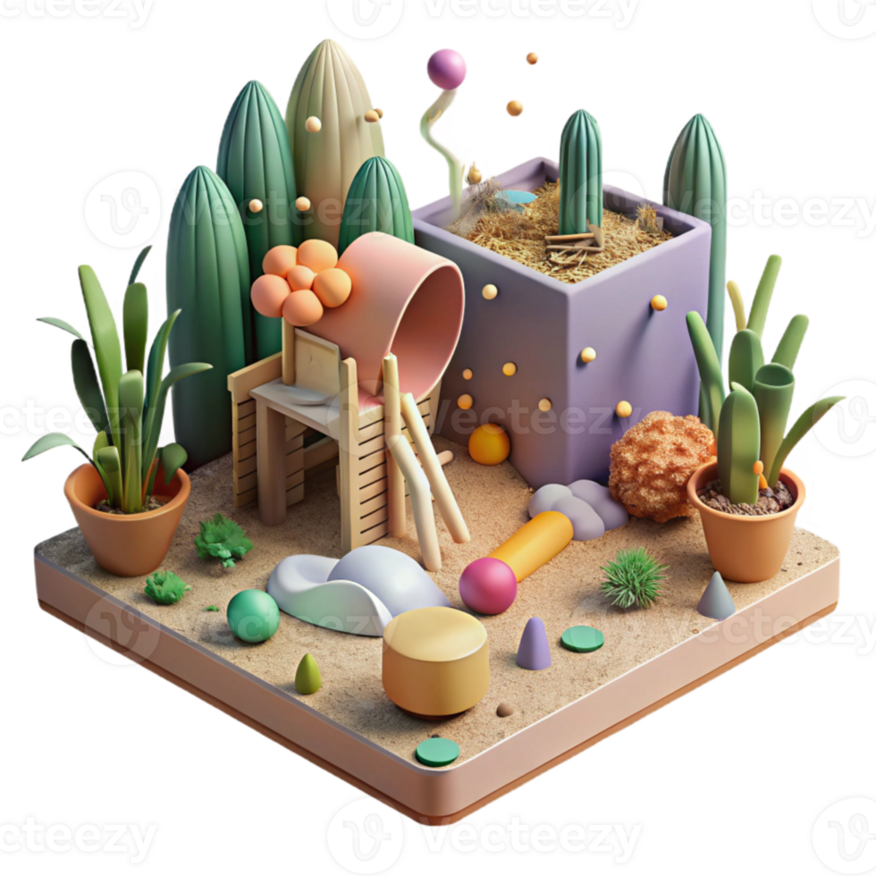 wonderful rustic Community Garden with Volunteers Cutout high resolution png