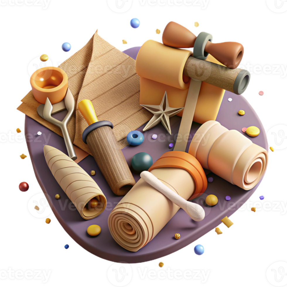 wonderful creative Antique Trading Tools Isolated high quality png