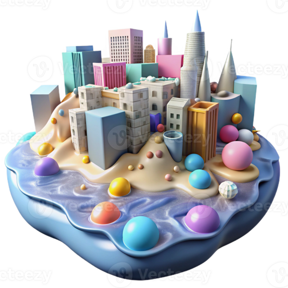 dramatic minimalist Floodwaters Receding From City Cutout original png