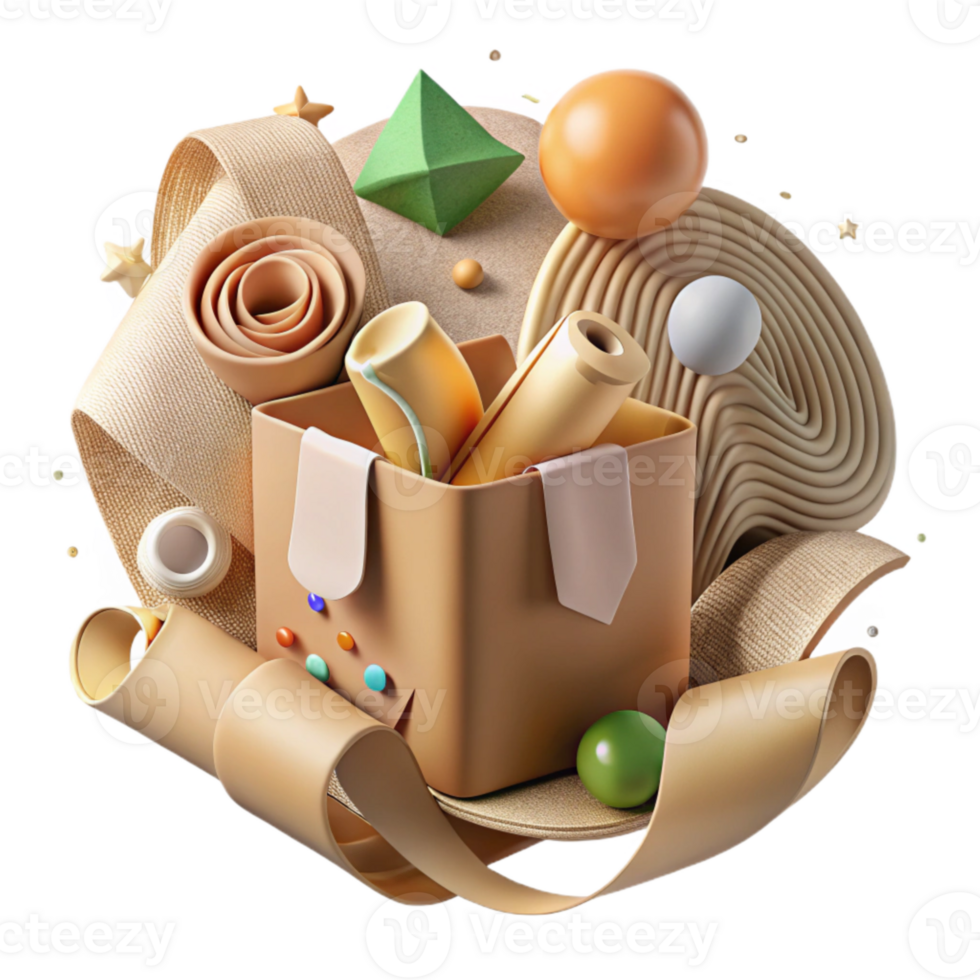impressive rustic Eco Friendly Packaging Design Transparent premium png
