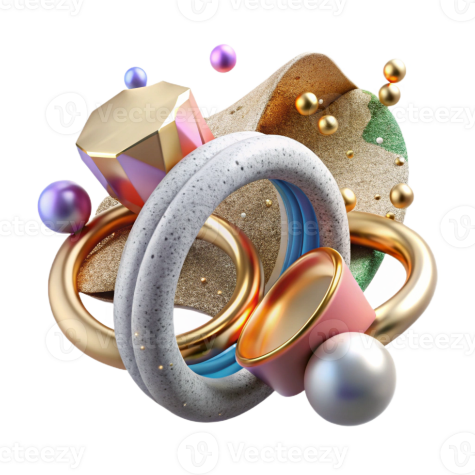 stunning creative Artisan Crafted Ring with Textured Metal Transparent Background professional png