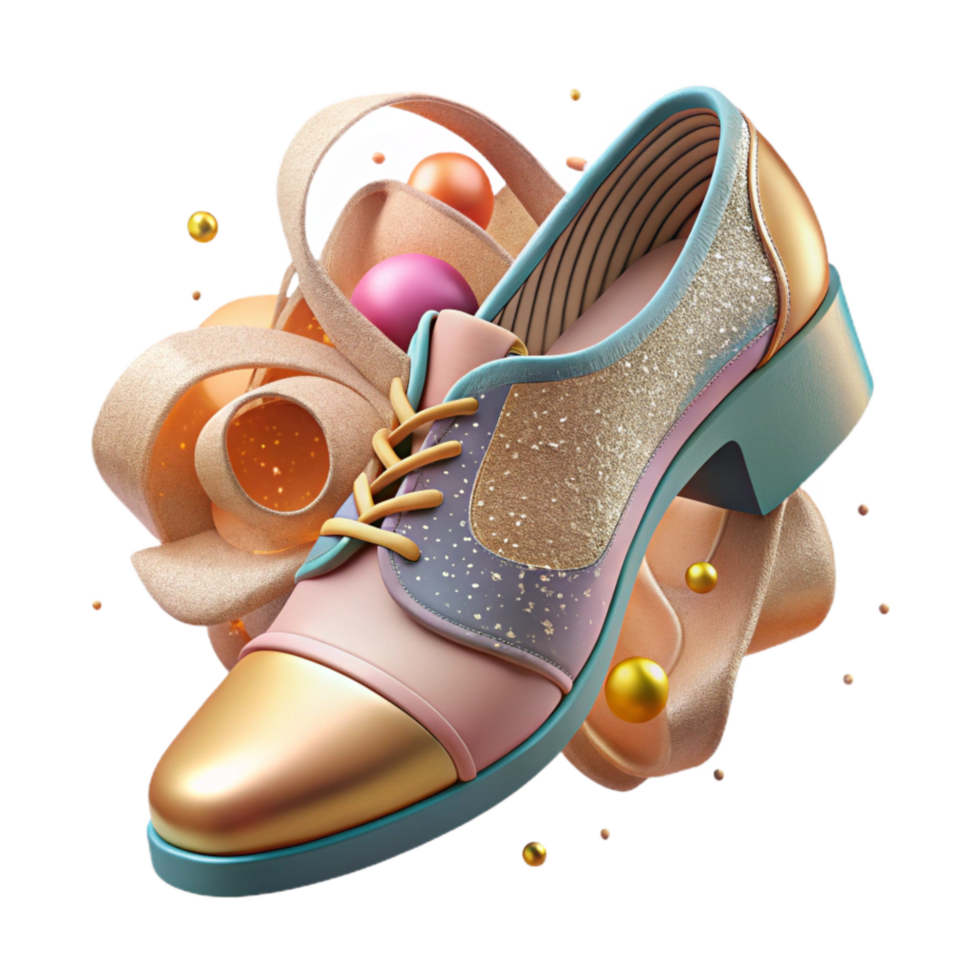 magnificent abstract Argentinian Tango Dancer Shoe Detail Transparent Background authentic png